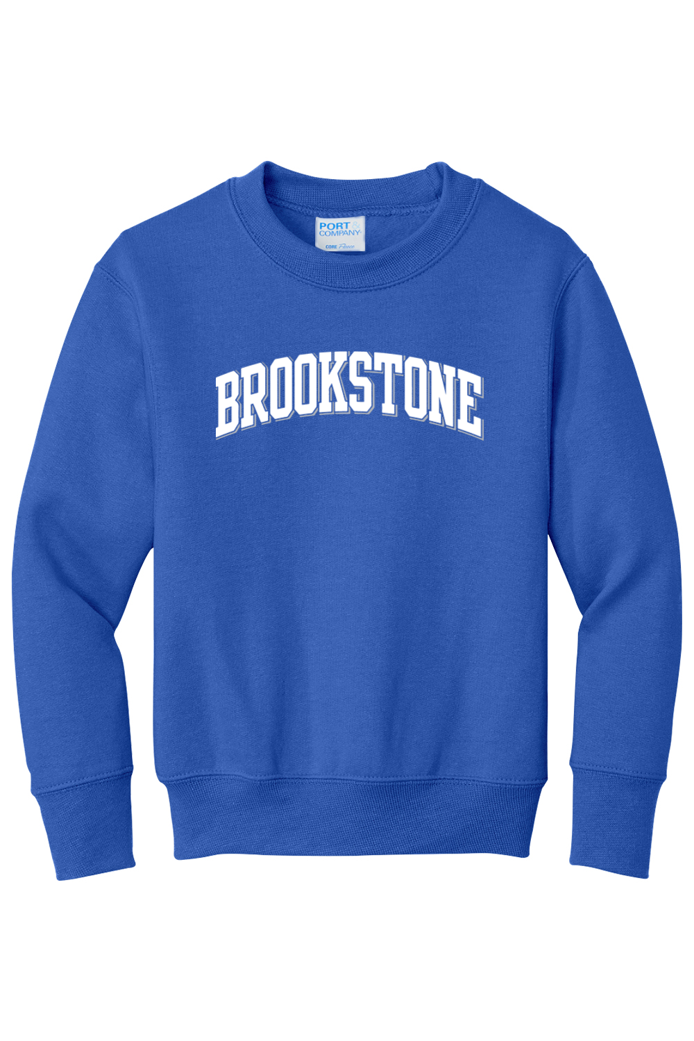 *Friday Spirit Days Only* Old School Arched Brookstone - Youth Port & Company Crewneck Sweatshirt