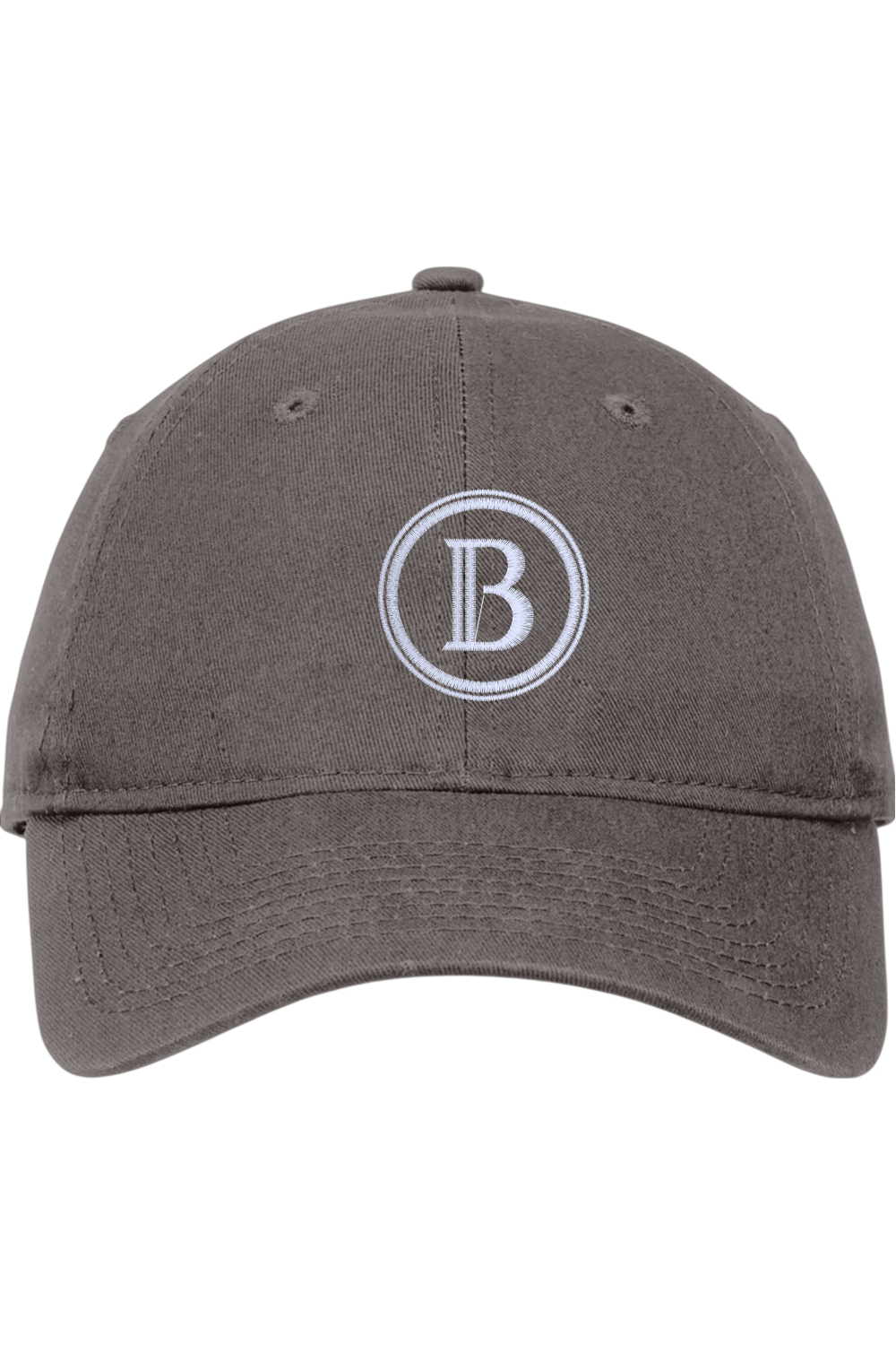 "B" - New Era Adjustable Unstructured Embroidered Cap