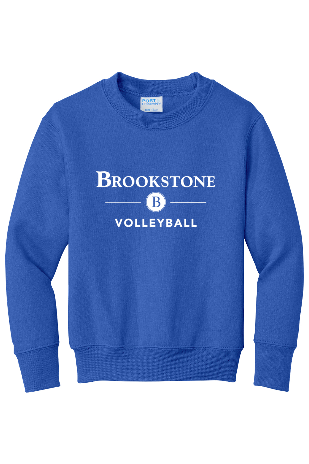 Volleyball - Youth Port & Company Crewneck Sweatshirt