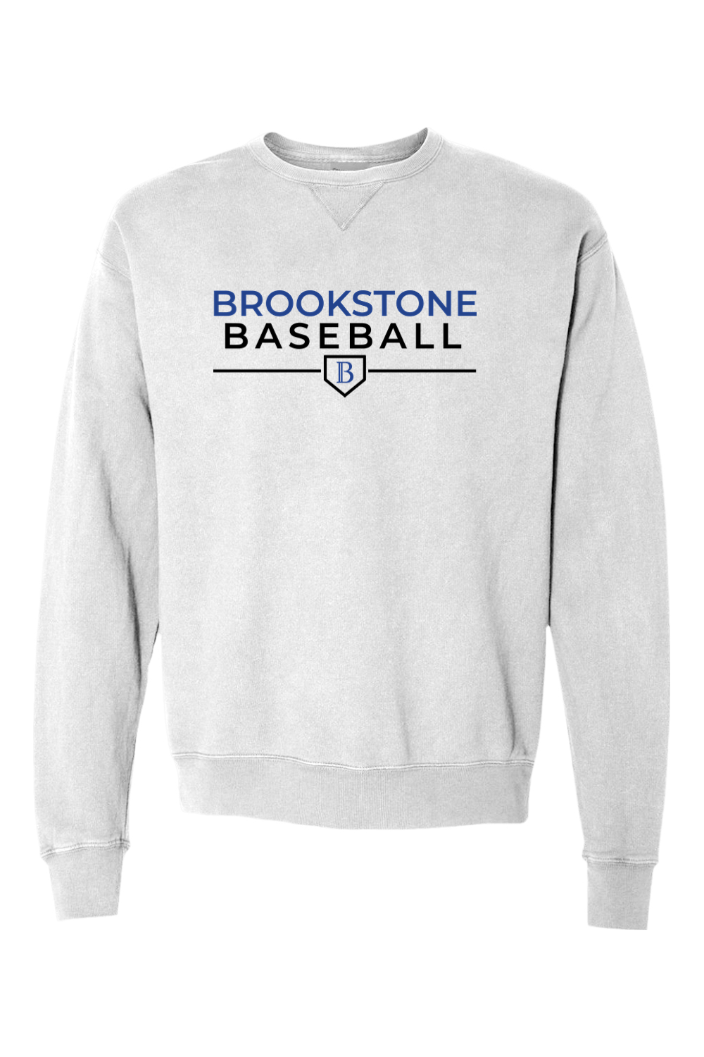 Brookstone Baseball - Adult Comfort Wash Crewneck Sweatshirt