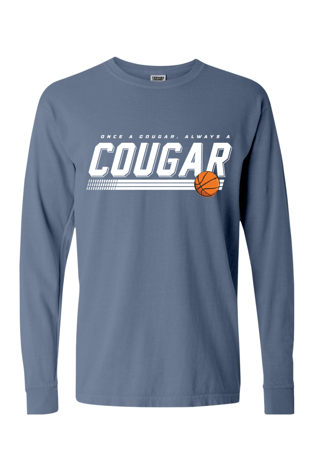 Basketball - Adult Comfort Colors Long Sleeve Tee