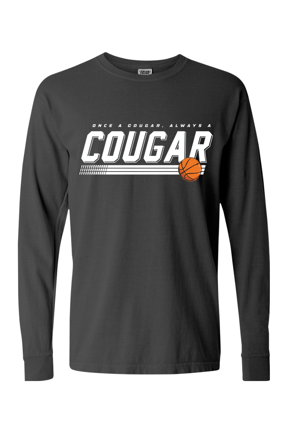 Basketball - Adult Comfort Colors Long Sleeve Tee