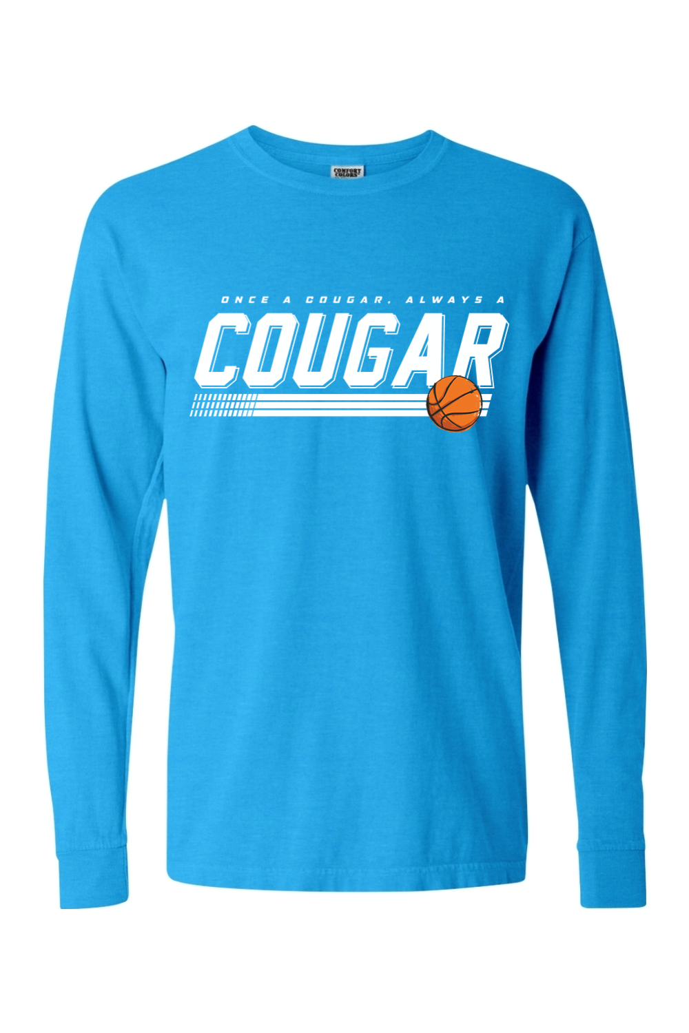 Basketball - Adult Comfort Colors Long Sleeve Tee