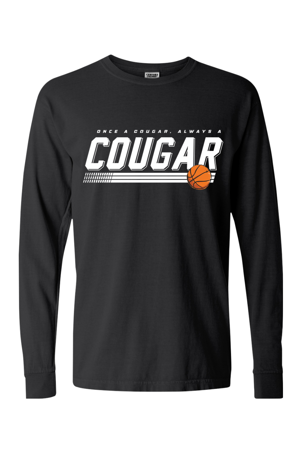 Basketball - Adult Comfort Colors Long Sleeve Tee