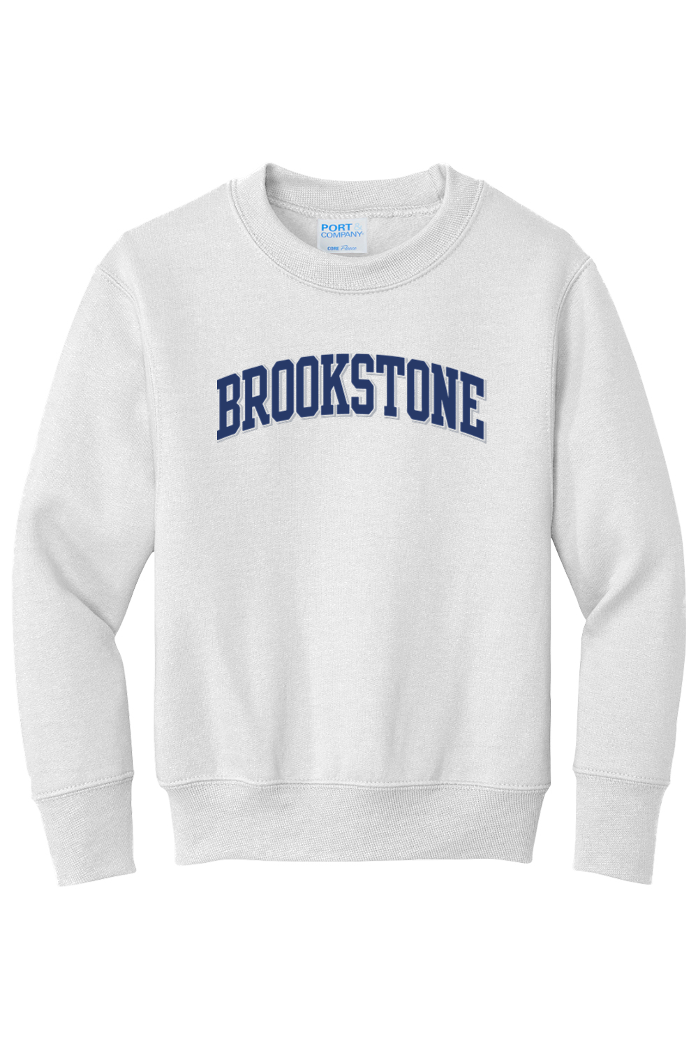 Youth * UNIFORM APPROVED * - Old School Arched Brookstone Crewneck Sweatshirt