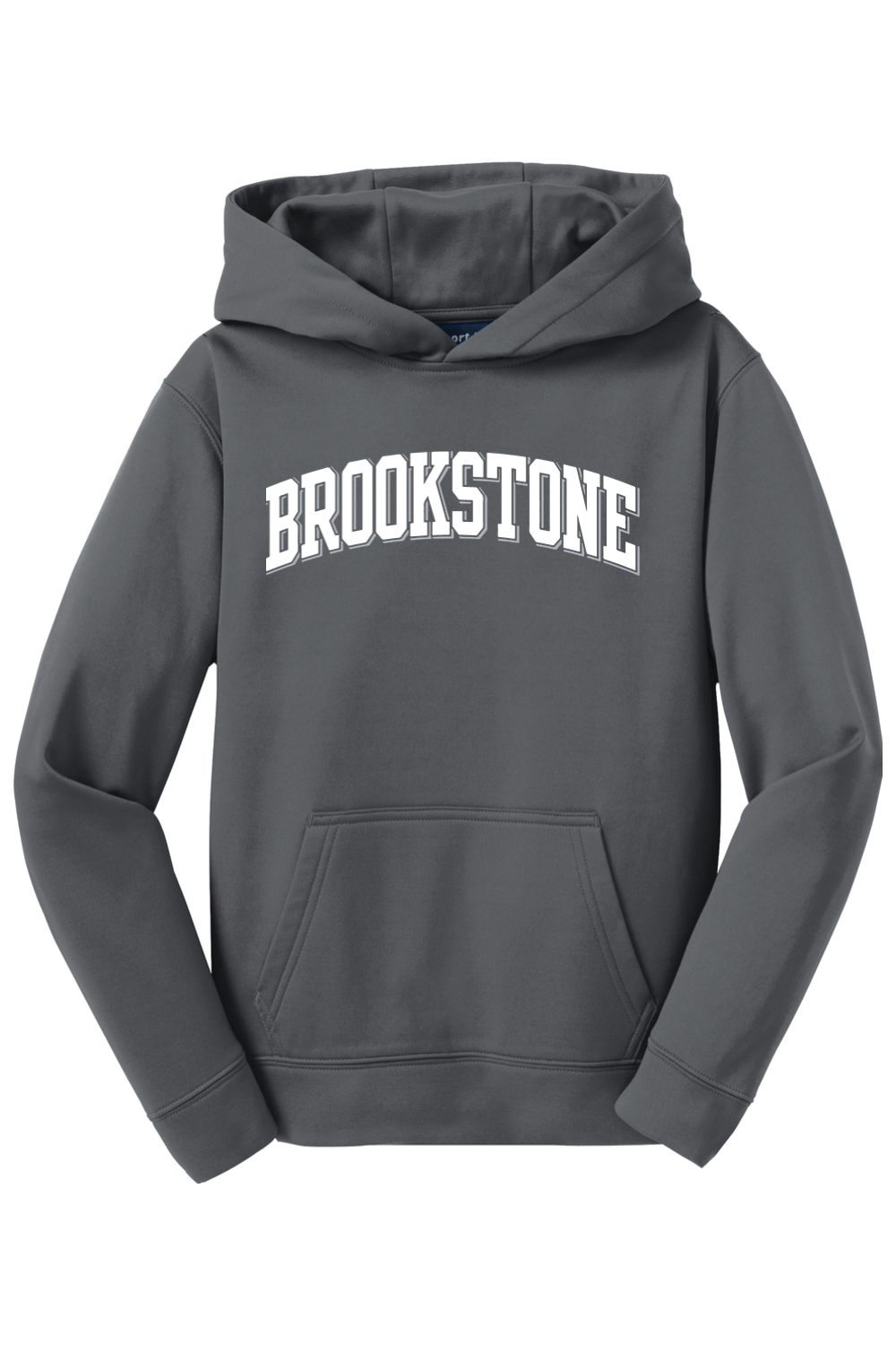 *Friday Spirit Days Only* Old School Arched Brookstone - Youth Dri Fit Fleece Hoodie
