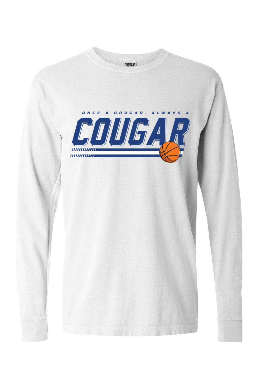 Basketball - Adult Comfort Colors Long Sleeve Tee