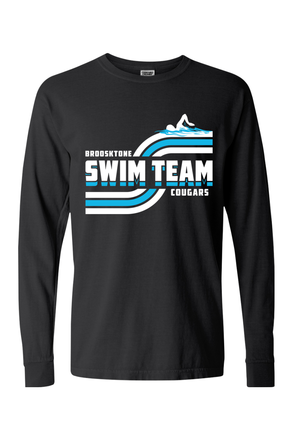 Swimming - Adult Comfort Colors Long Sleeve Tee