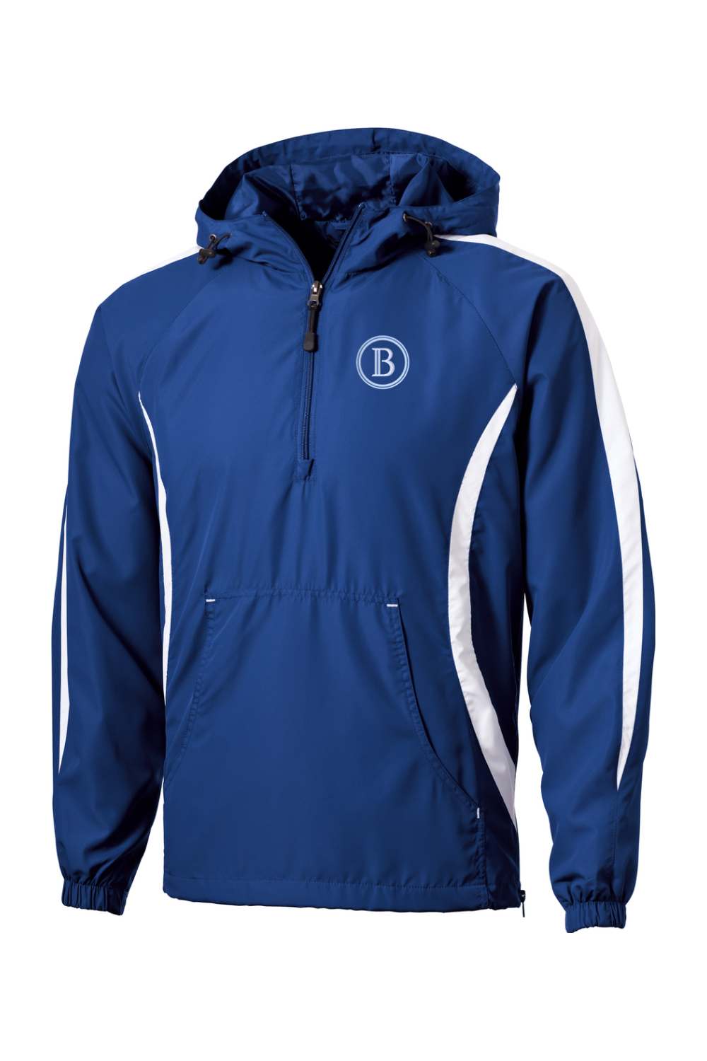 "B" - Adult Sport-Tek® Colorblock Raglan Embroidered Anorak