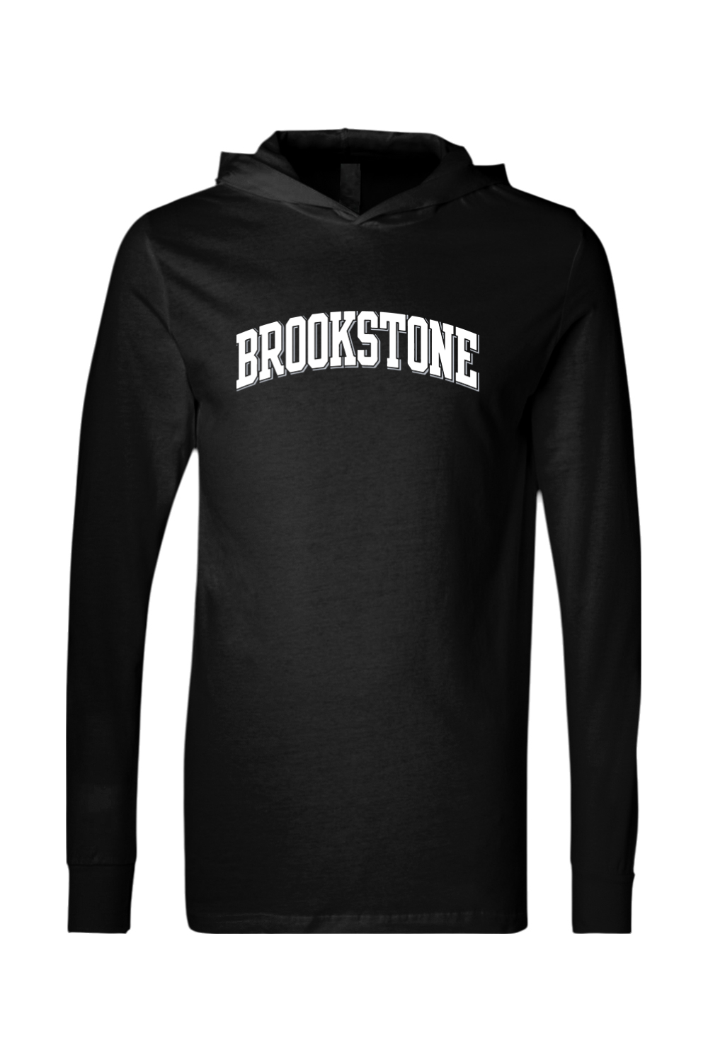Old School Arched Brookstone - Adult Long Sleeve Hooded Tee