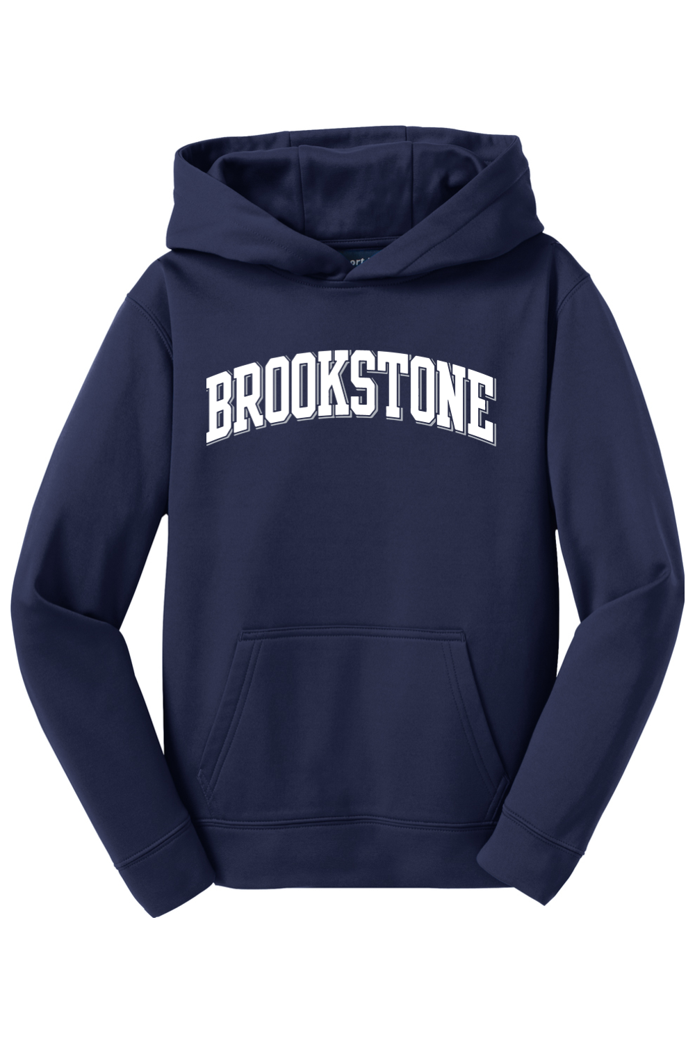 *Friday Spirit Days Only* Old School Arched Brookstone - Youth Dri Fit Fleece Hoodie
