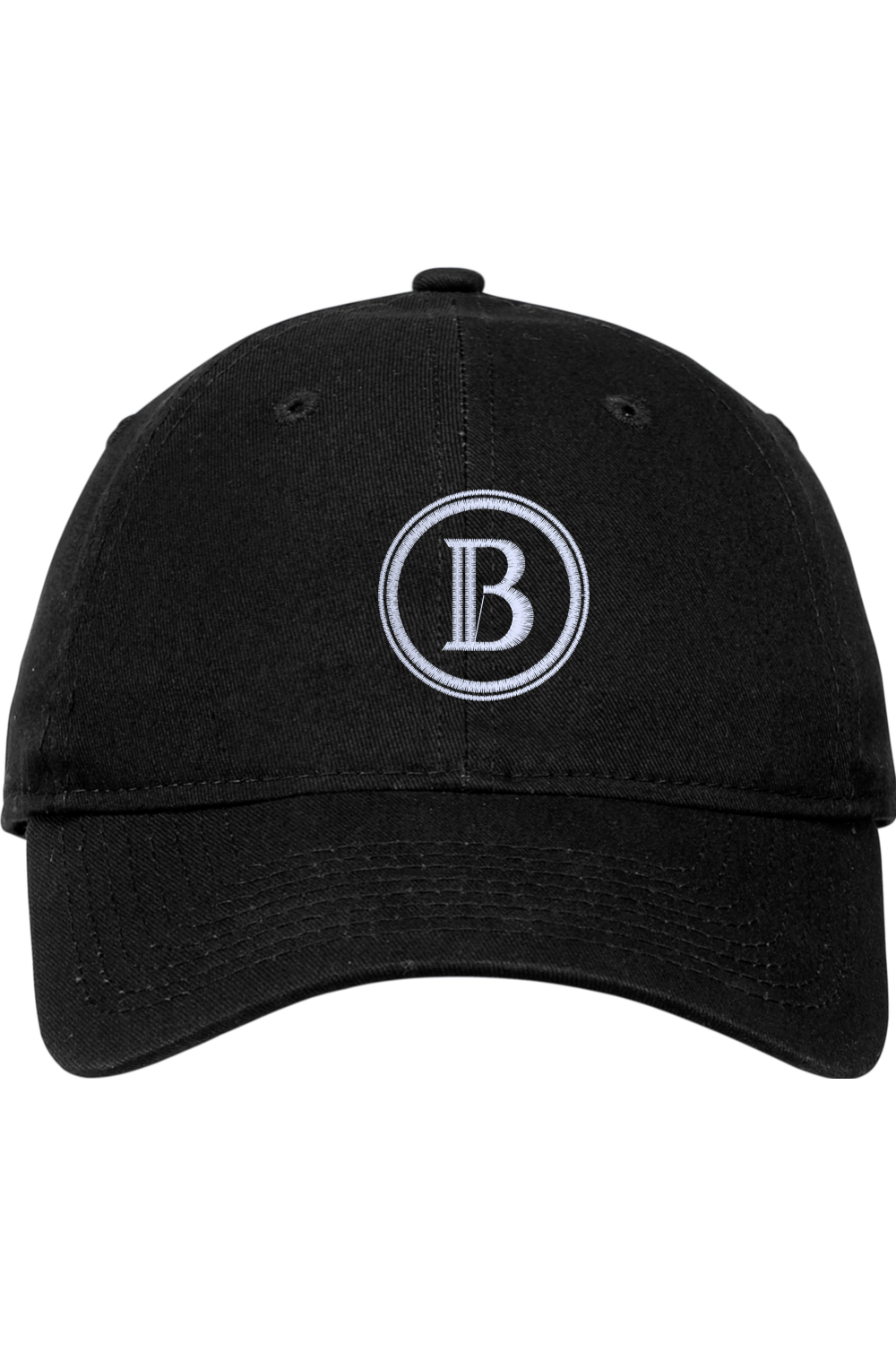 "B" - New Era Adjustable Unstructured Embroidered Cap