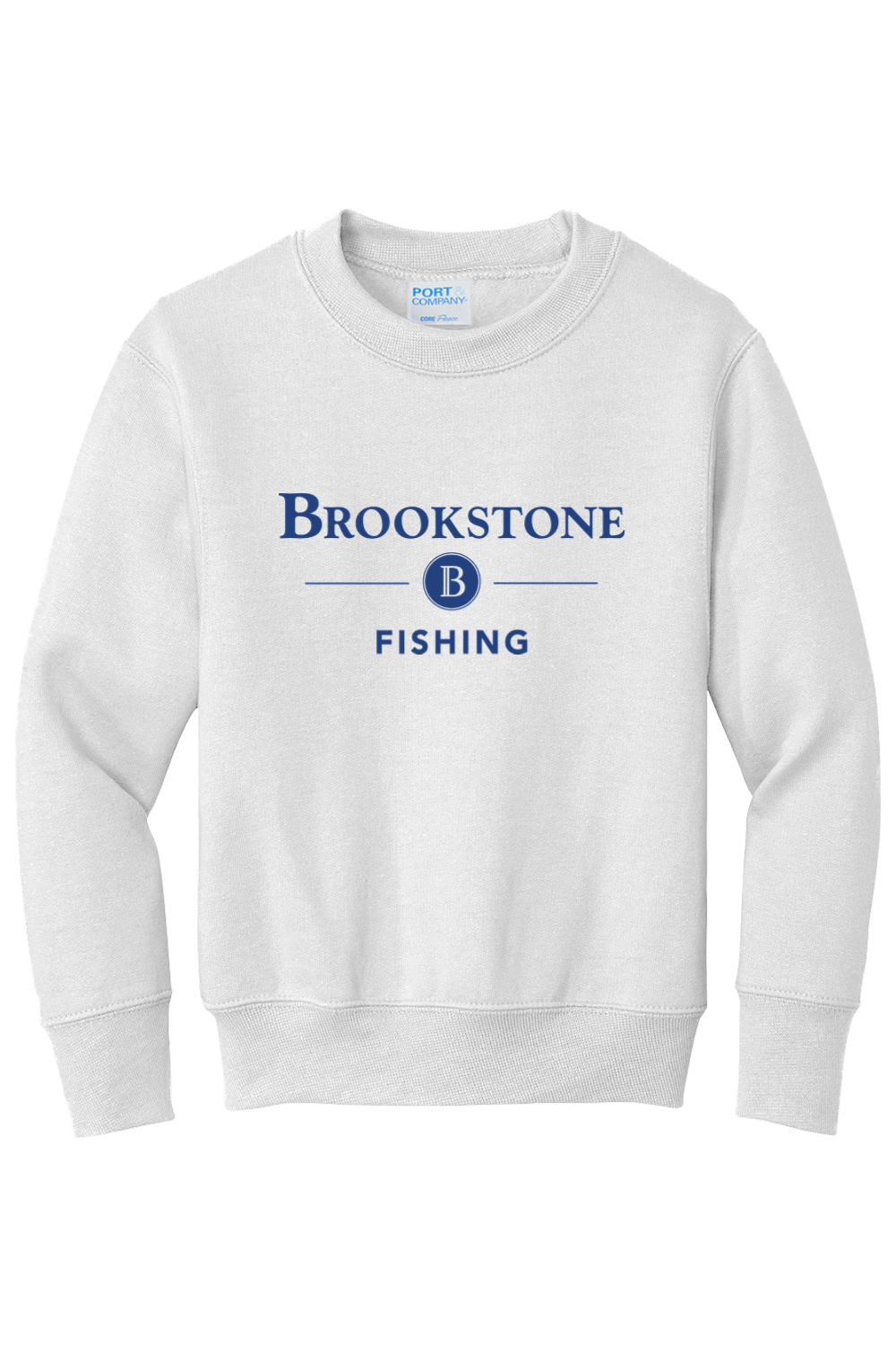 Fishing - Youth Port & Company Crewneck Sweatshirt
