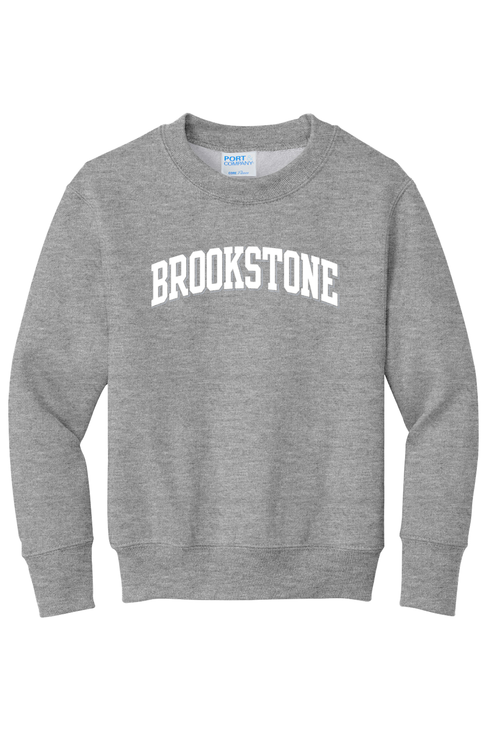 *Friday Spirit Days Only* Old School Arched Brookstone - Youth Port & Company Crewneck Sweatshirt