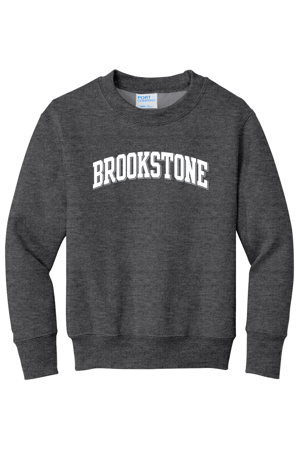 *Friday Spirit Days Only* Old School Arched Brookstone - Youth Port & Company Crewneck Sweatshirt