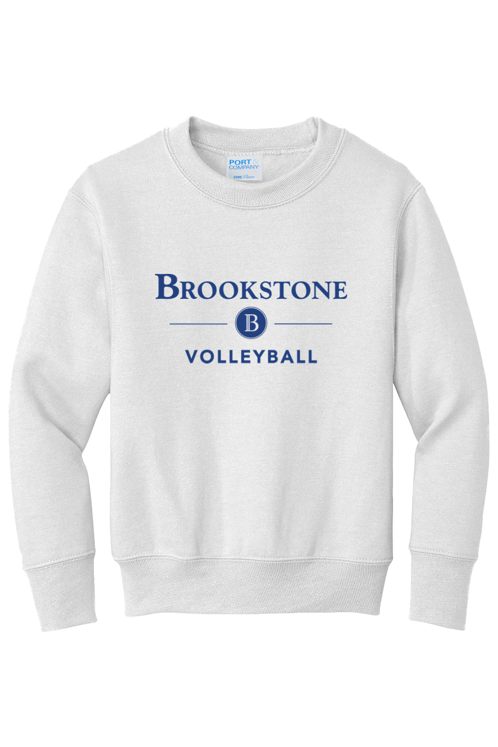 Volleyball - Youth Port & Company Crewneck Sweatshirt
