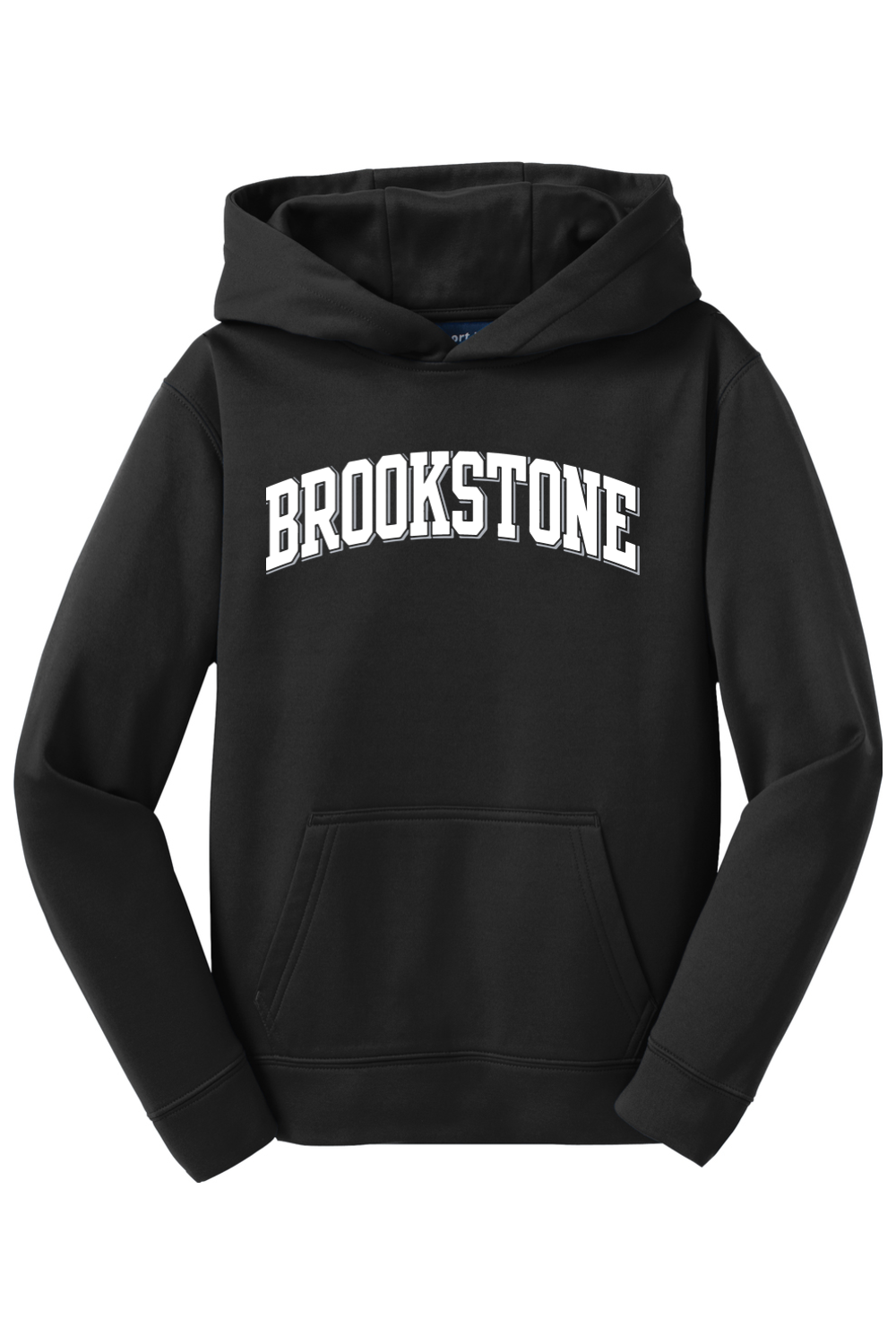 *Friday Spirit Days Only* Old School Arched Brookstone - Youth Dri Fit Fleece Hoodie