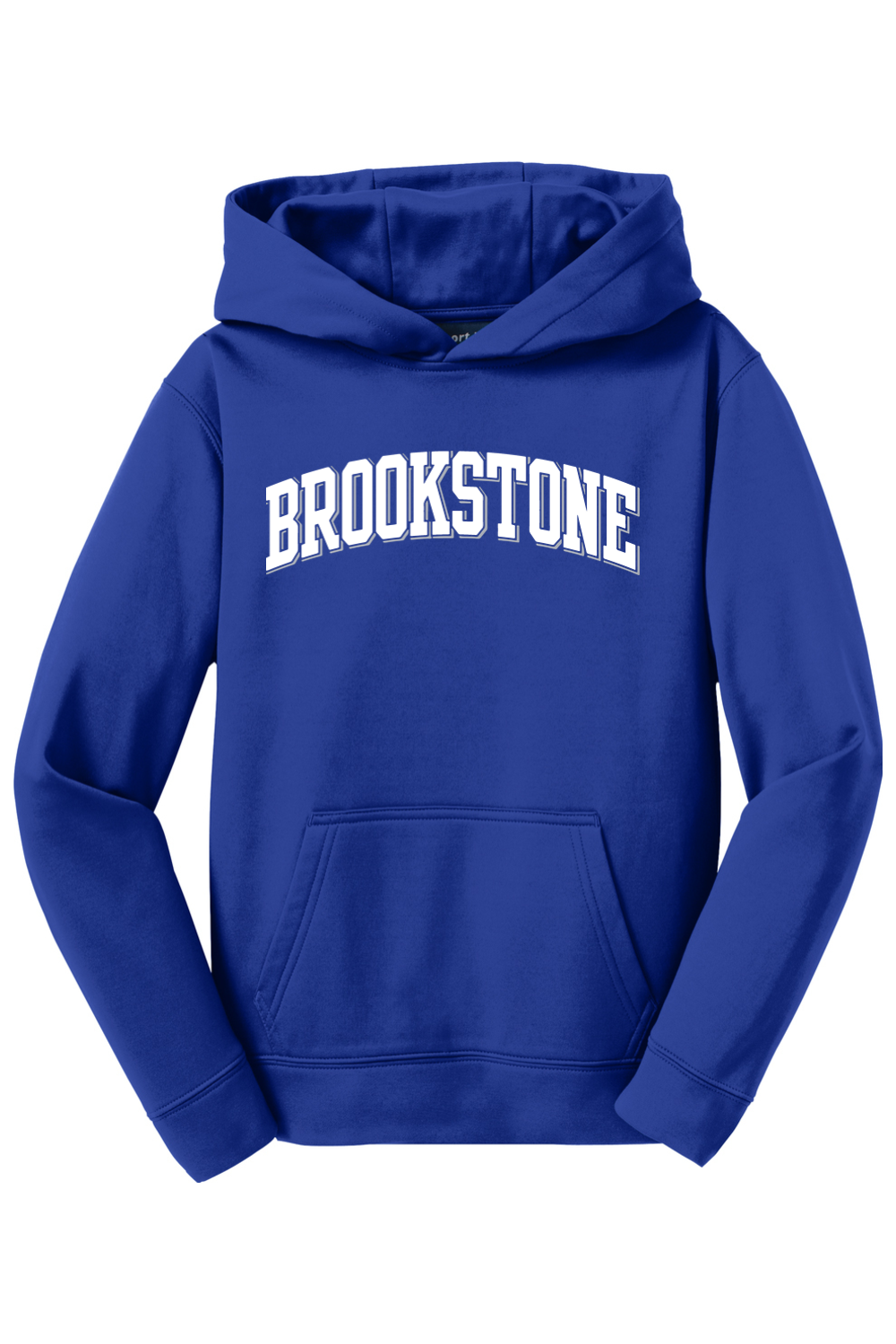 *Friday Spirit Days Only* Old School Arched Brookstone - Youth Dri Fit Fleece Hoodie